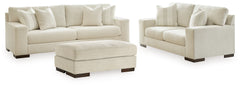 Diamond Furniture - Ashley Furniture - Maggie Sofa, Loveseat and Ottoman - Sofa, Loveseat and Ottoman - 52003U1
