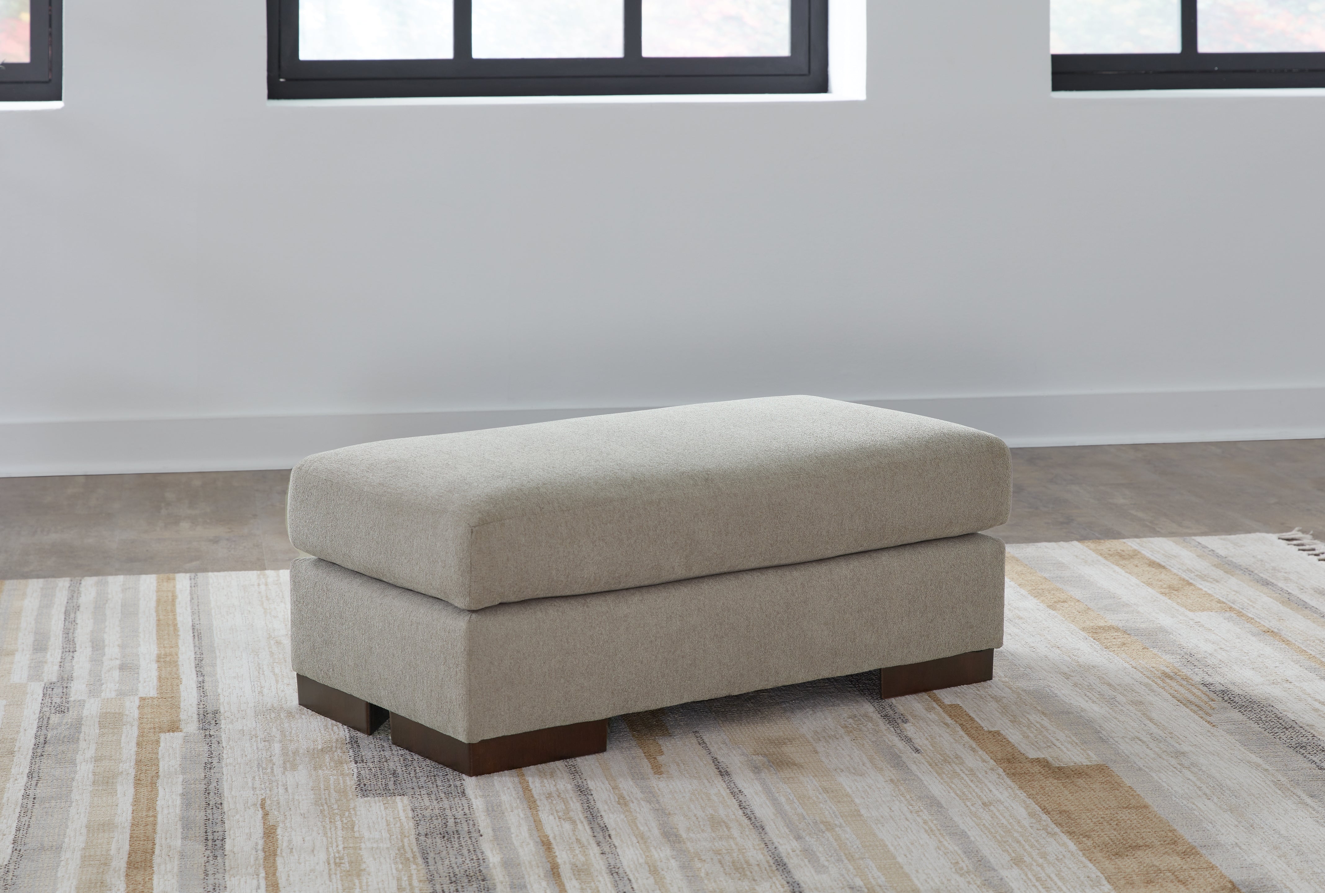 Diamond Furniture - Ashley Furniture - Maggie Living Room - Ottoman / Flax - 5200414