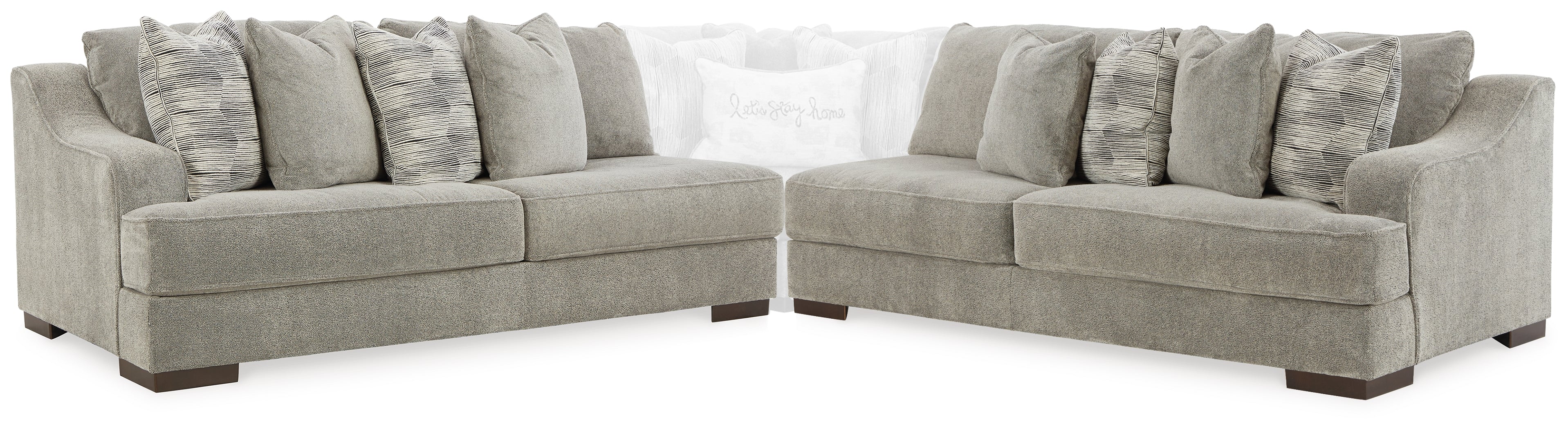 Diamond Furniture - Ashley Furniture - Bayless 2-Piece Sectional - 2-Piece Sectional / Smoke - 52304U1