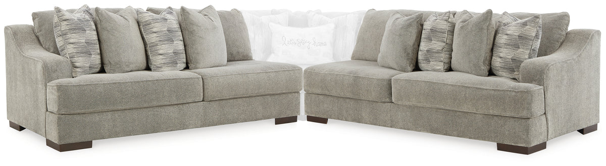 Diamond Furniture - Ashley Furniture - Bayless 2-Piece Sectional - 2-Piece Sectional / Smoke - 52304U1