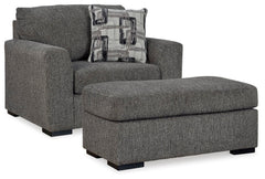 Gardiner Oversized Chair and Ottoman
