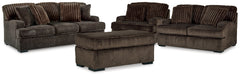Diamond Furniture - Ashley Furniture - Aylesworth Sofa, Loveseat, Oversized Chair and Ottoman - Sofa, Loveseat, Oversized Chair and Ottoman - 53702U3