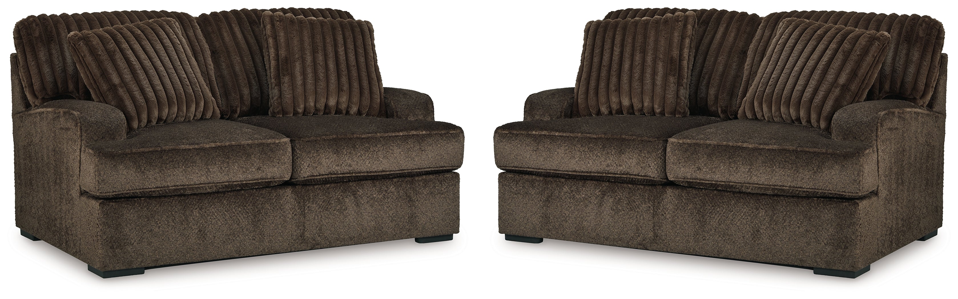 Diamond Furniture - Ashley Furniture - Aylesworth 2 Loveseats - 2 Loveseats - 53702U5