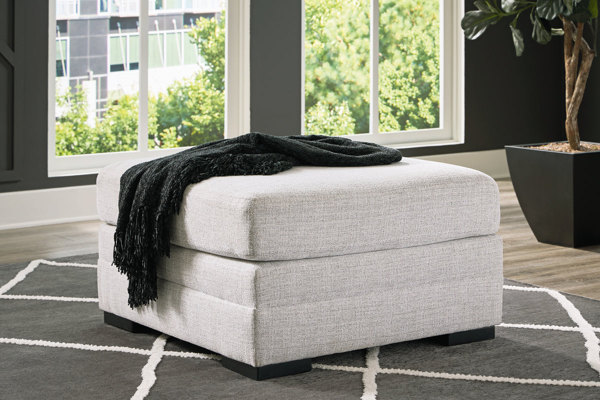 Diamond Furniture - Ashley Furniture - Koralynn Living Room - Oversized Accent Ottoman / Stone - 5410208