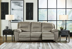Diamond Furniture - Ashley Furniture - Next-Gen Gaucho Power Reclining Sofa - Reclining Power Sofa / Putty - 5420387