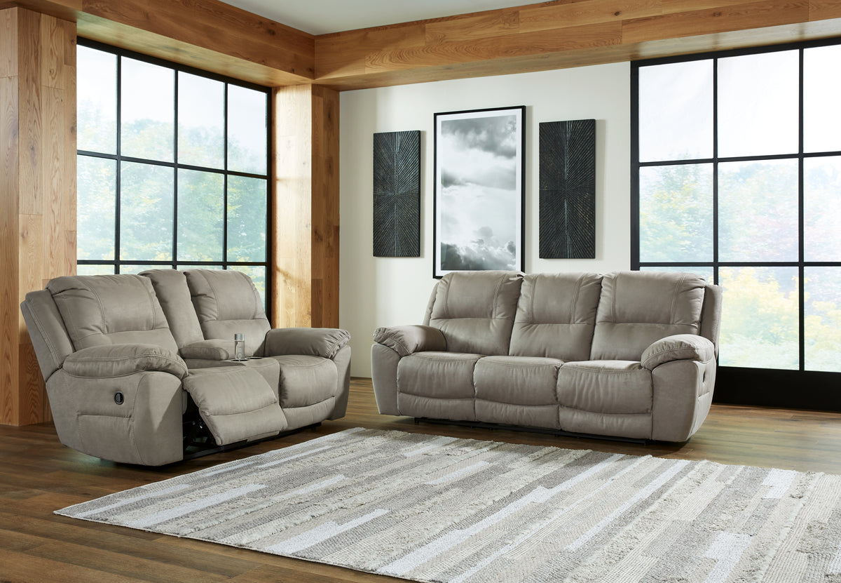 Diamond Furniture - Ashley Furniture - Next-Gen Gaucho Reclining Sofa and Loveseat - Reclining Sofa and Loveseat / Putty - 54203U1