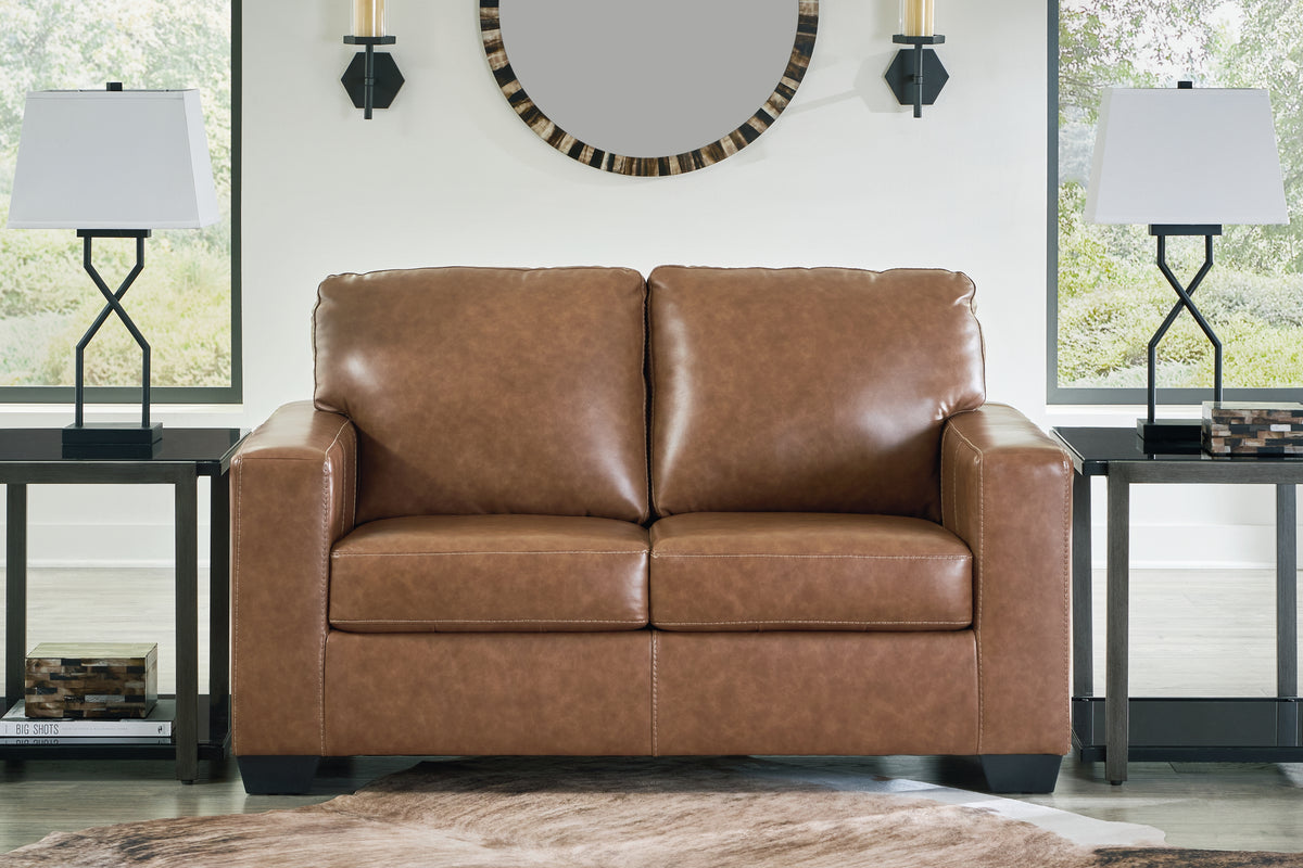 Diamond Furniture - Ashley Furniture - Bolsena Living Room - Queen Sofa Sleeper / Caramel - 5560339