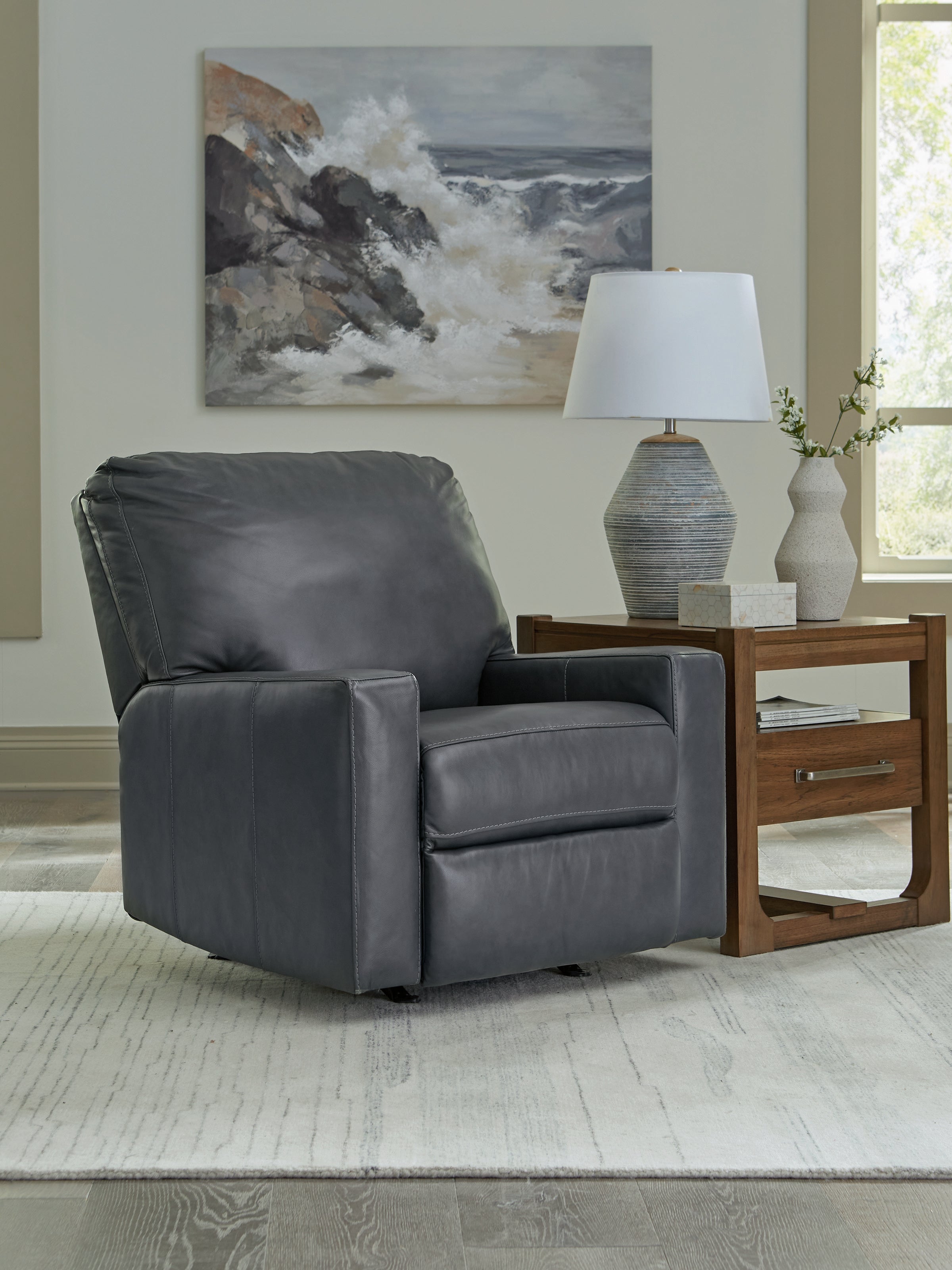Diamond Furniture - Ashley Furniture - Bolsena Recliner - Rocker Recliner / Admiral - 5560425