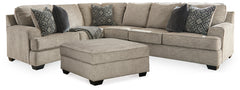 Diamond Furniture - Ashley Furniture - Bovarian 3-Piece Sectional and Ottoman - 3-Piece Sectional and Ottoman - 56103U3