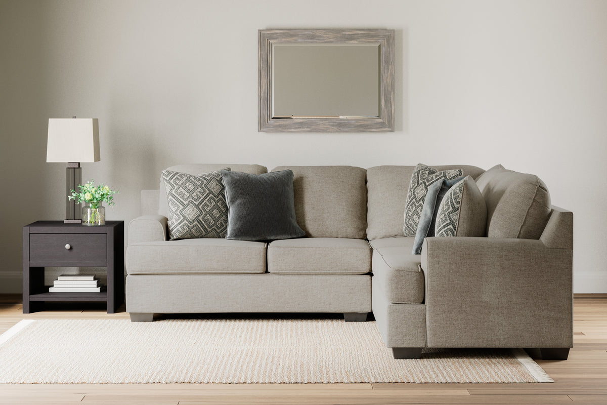 Diamond Furniture - Ashley Furniture - Bovarian 2-Piece Sectional - RAF 2-Piece Sectional - 56103S1