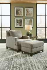 Diamond Furniture - Ashley Furniture - Kaywood Chair and Ottoman - Chair and Ottoman - 56303U2