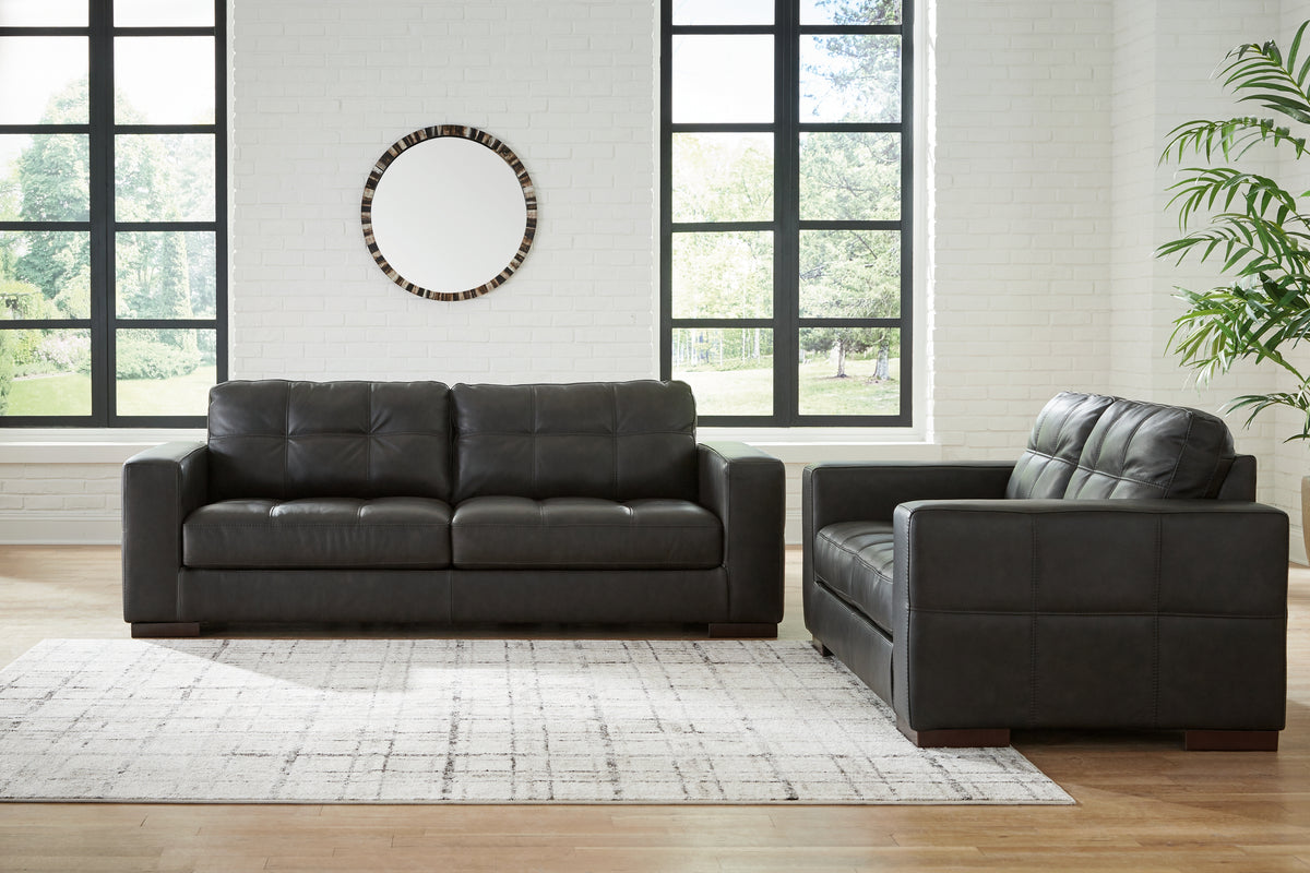 Diamond Furniture - Ashley Furniture - Luigi Sofa and Loveseat - Sofa and Loveseat - 56506U1