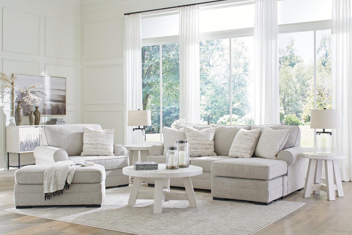 Diamond Furniture - Ashley Furniture - Eastonbridge Sofa Chaise, Oversized Chair, and Ottoman - Sofa Chaise, Oversized Chair, and Ottoman - 56603U1