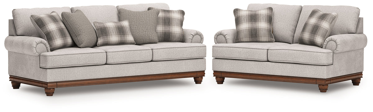 Diamond Furniture - Ashley Furniture - Clearbrooke Sofa and Loveseat - Sofa and Loveseat - PC56803U3