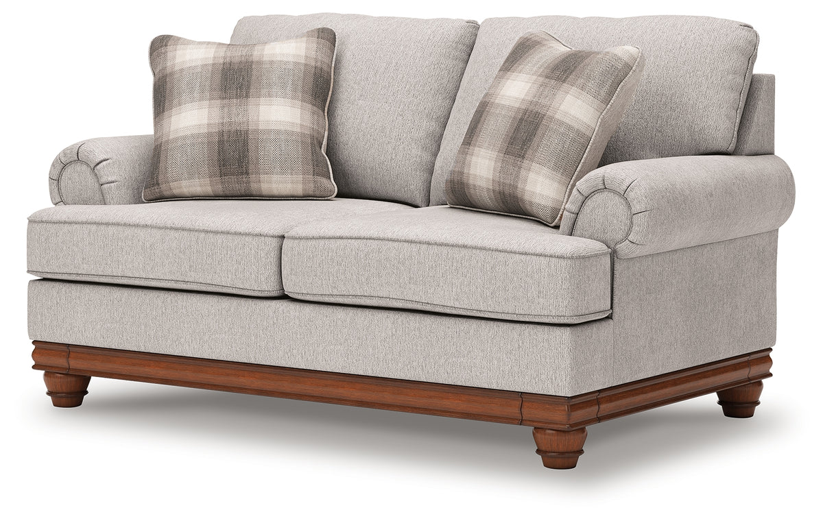 Diamond Furniture - Ashley Furniture - Clearbrooke Loveseat - Loveseat / Sandstone - PC5680335