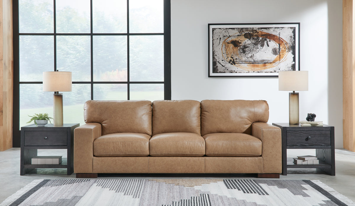 Diamond Furniture - Ashley Furniture - Lombardia Sofa - Sofa / Tumbleweed - 5730238