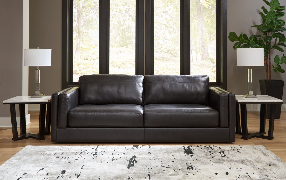 Diamond Furniture - Ashley Furniture - Amiata Sofa - Sofa / Onyx - 5740538