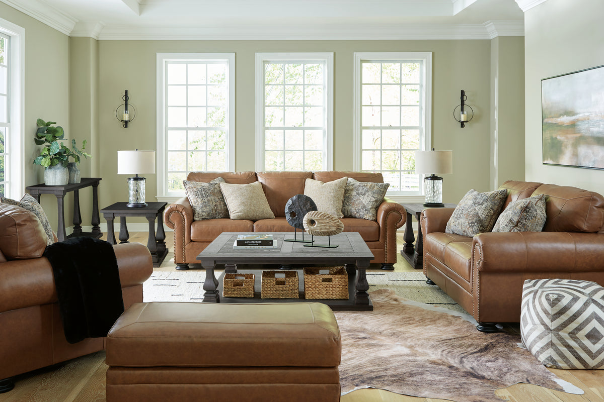 Diamond Furniture - Ashley Furniture - Carianna Sofa, Loveseat, Oversized Chair and Ottoman - Sofa, Loveseat, Oversized Chair and Ottoman - 57604U3