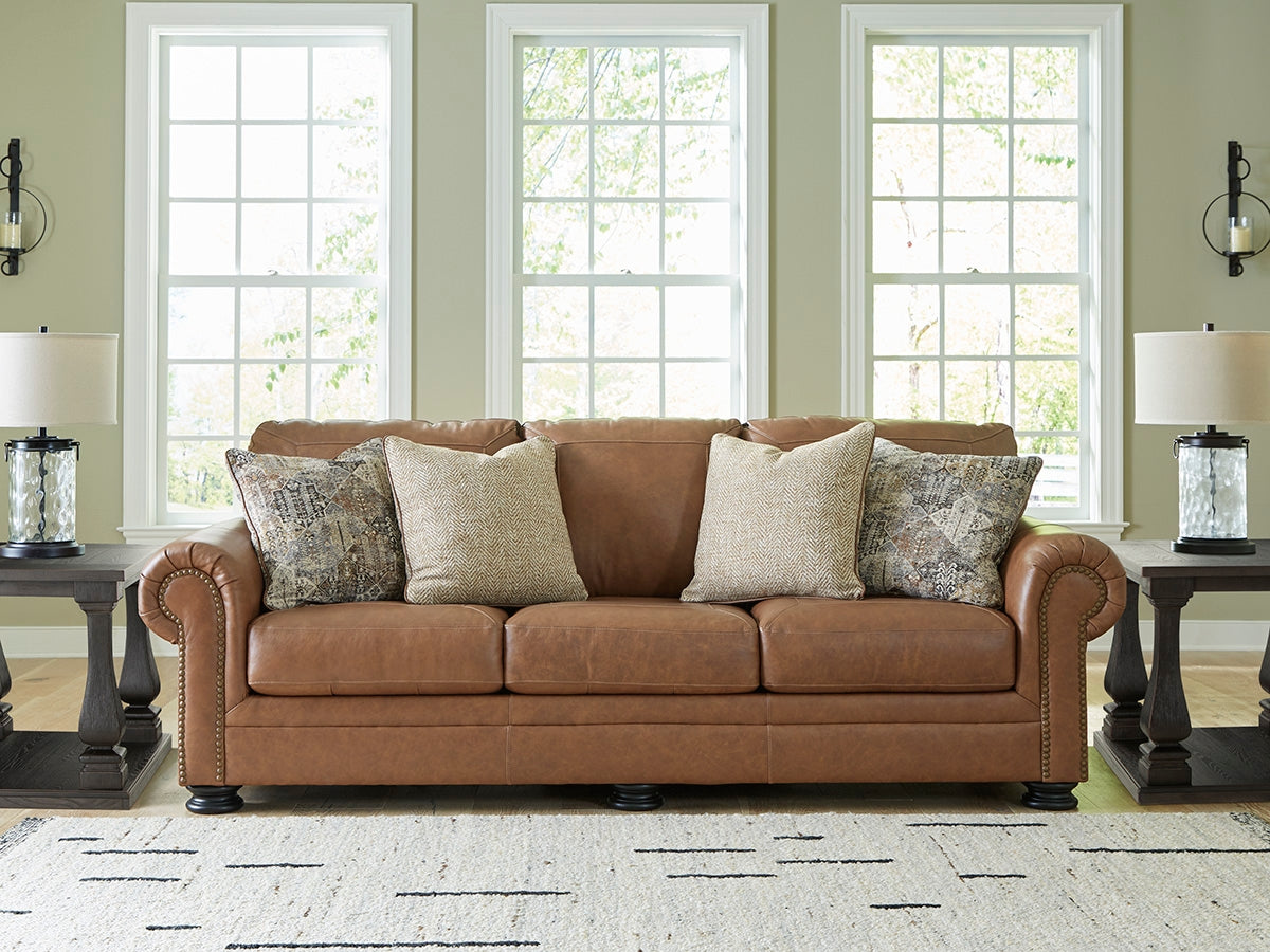 Diamond Furniture - Ashley Furniture - Carianna Sofa - Sofa / Caramel - 5760438
