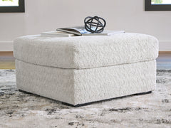 Diamond Furniture - Ashley Furniture - Cuddle Plush Living Room - Oversized Accent Ottoman / Arctic - PC5910608