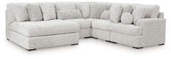 Diamond Furniture - Ashley Furniture - Cuddle Plush 5-Piece Sectional with Chaise - 5-Piece Sectional with Chaise - PC59106S11