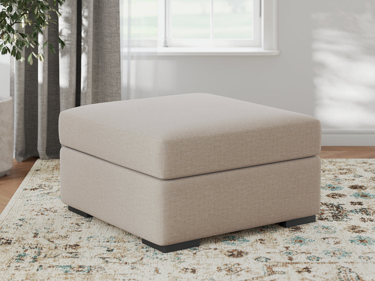 Diamond Furniture - Ashley Furniture - LadyMae Living Room - Oversized Accent Ottoman / Twill - 5940408