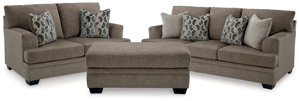 Diamond Furniture - Ashley Furniture - Stonemeade Sofa, Loveseat and Ottoman - Sofa, Loveseat and Ottoman - 59505U10