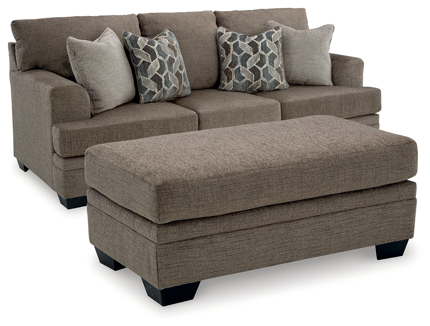 Diamond Furniture - Ashley Furniture - Stonemeade Sofa and Ottoman - Sofa and Ottoman - 59505U8