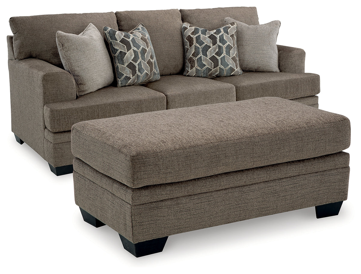 Diamond Furniture - Ashley Furniture - Stonemeade Sofa and Ottoman - Sofa and Ottoman - 59505U8