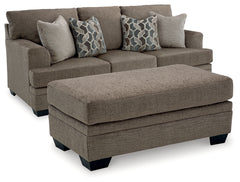 Diamond Furniture - Ashley Furniture - Stonemeade Sofa and Ottoman - Sofa and Ottoman - 59505U8