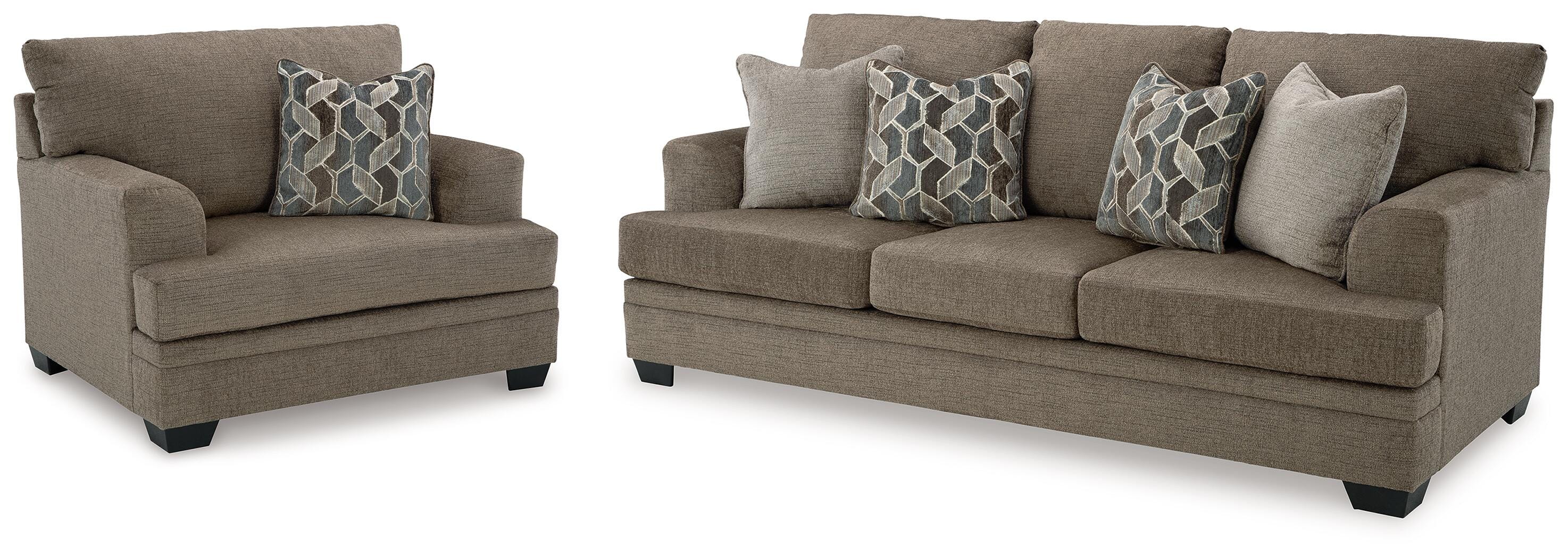 Diamond Furniture - Ashley Furniture - Stonemeade Sofa and Oversized Chair - Sofa and Oversized Chair - 59505U13