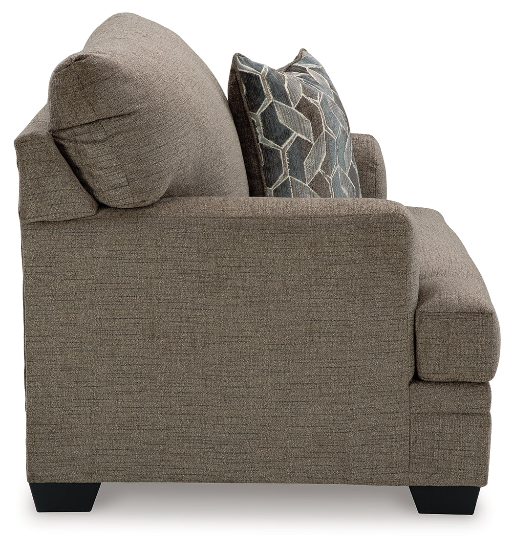 Stonemeade Sofa Chaise, Oversized Chair, and Ottoman
