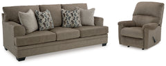 Diamond Furniture - Ashley Furniture - Stonemeade Sofa and Recliner - Sofa and Recliner - 59505U7