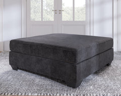 Diamond Furniture - Ashley Furniture - Lavernett Living Room - Oversized Accent Ottoman / Charcoal - 5960308