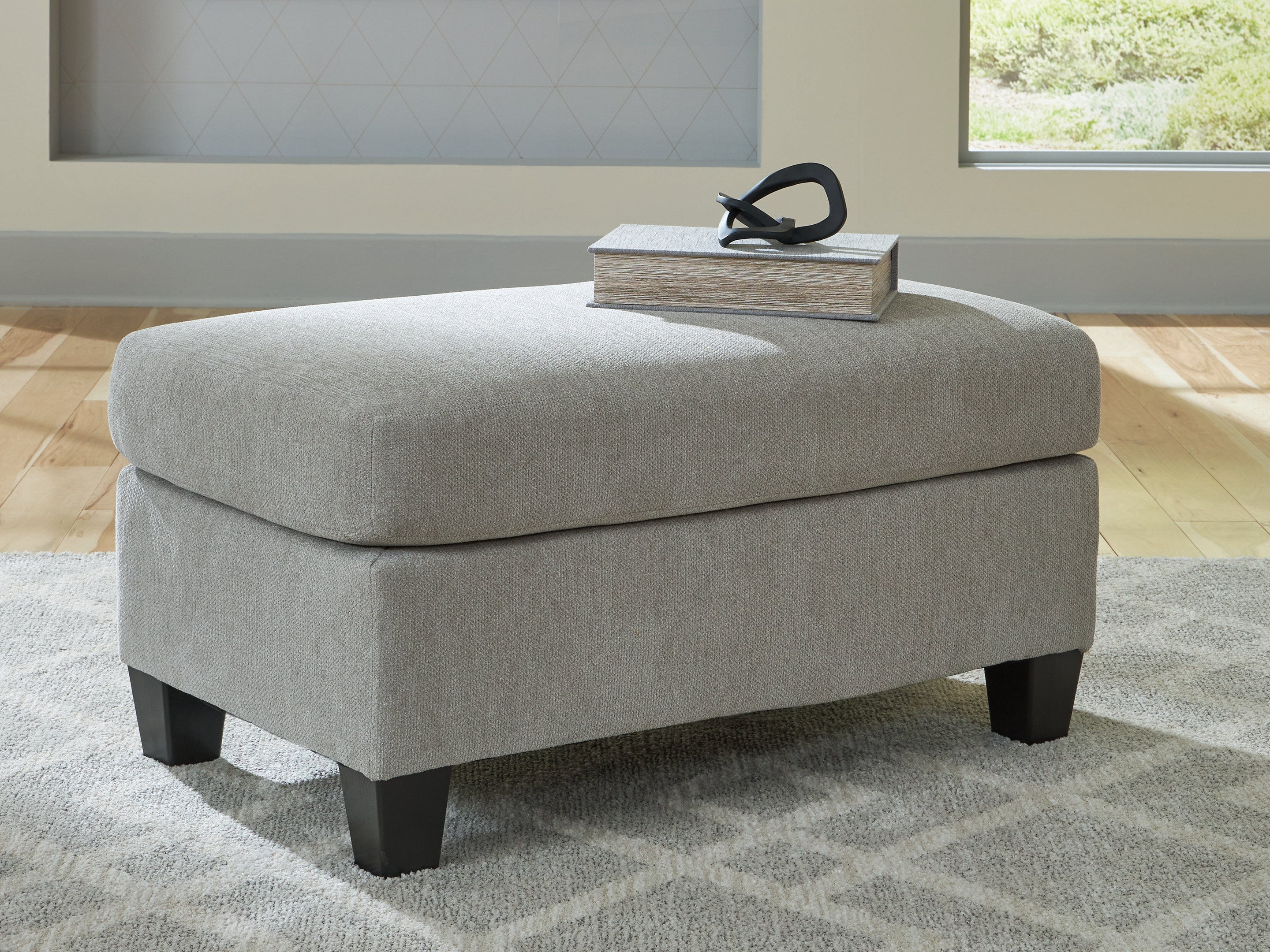Diamond Furniture - Ashley Furniture - Willarae Living Room - Ottoman / Taupe - 5980314