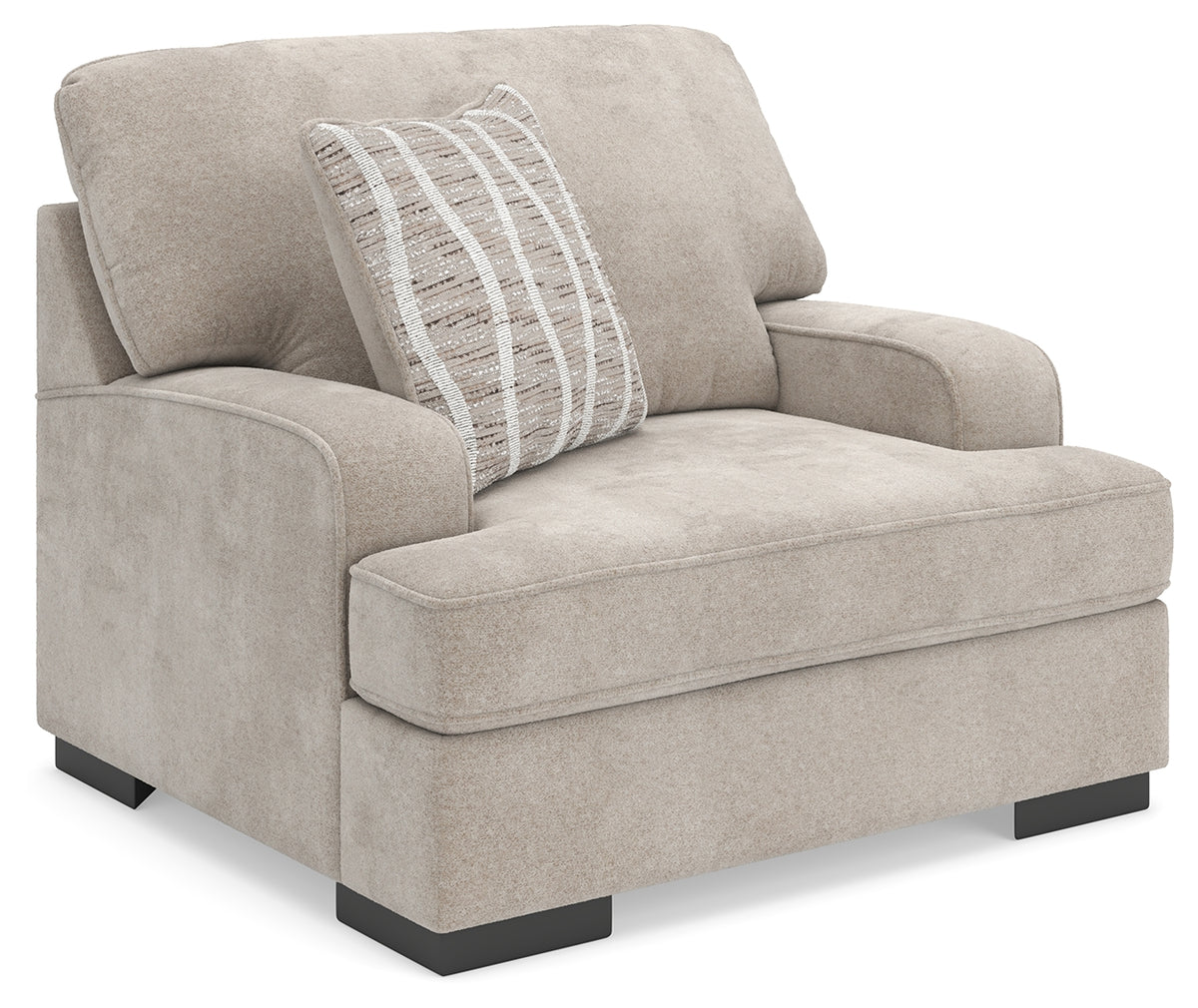 Diamond Furniture - Ashley Furniture - High Profile Living Room - Ottoman / Taupe - 5990214