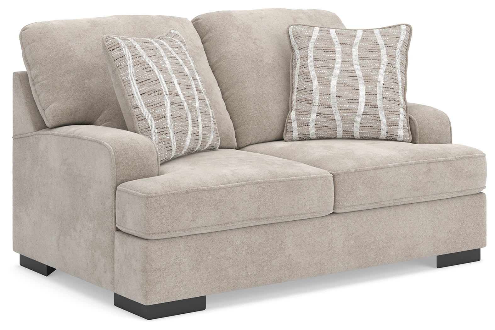 Diamond Furniture - Ashley Furniture - High Profile Living Room - Loveseat / Taupe - 5990235