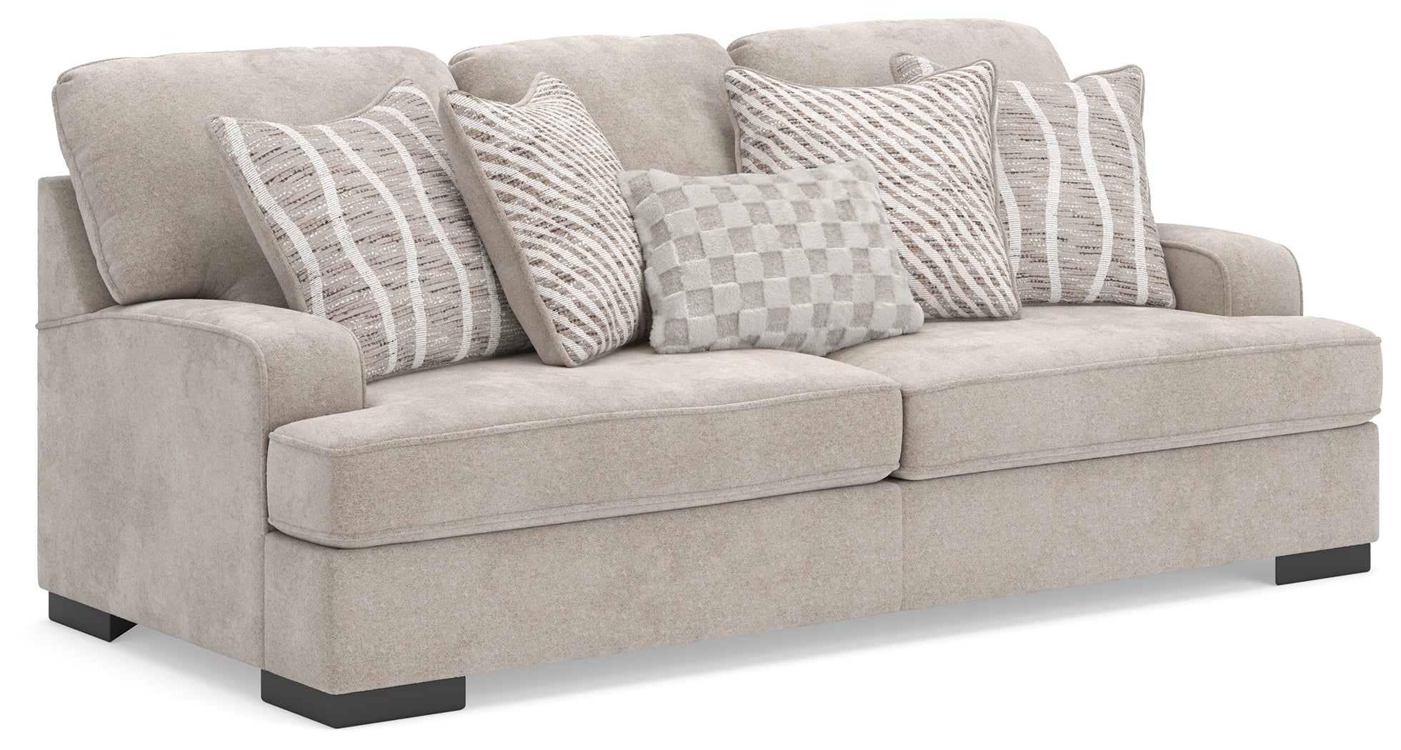 Diamond Furniture - Ashley Furniture - High Profile Living Room - Sofa / Taupe - 5990238