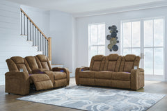 Diamond Furniture - Ashley Furniture - Wolfridge Power Reclining Sofa and Loveseat - Power Reclining Sofa and Loveseat - 60703U1