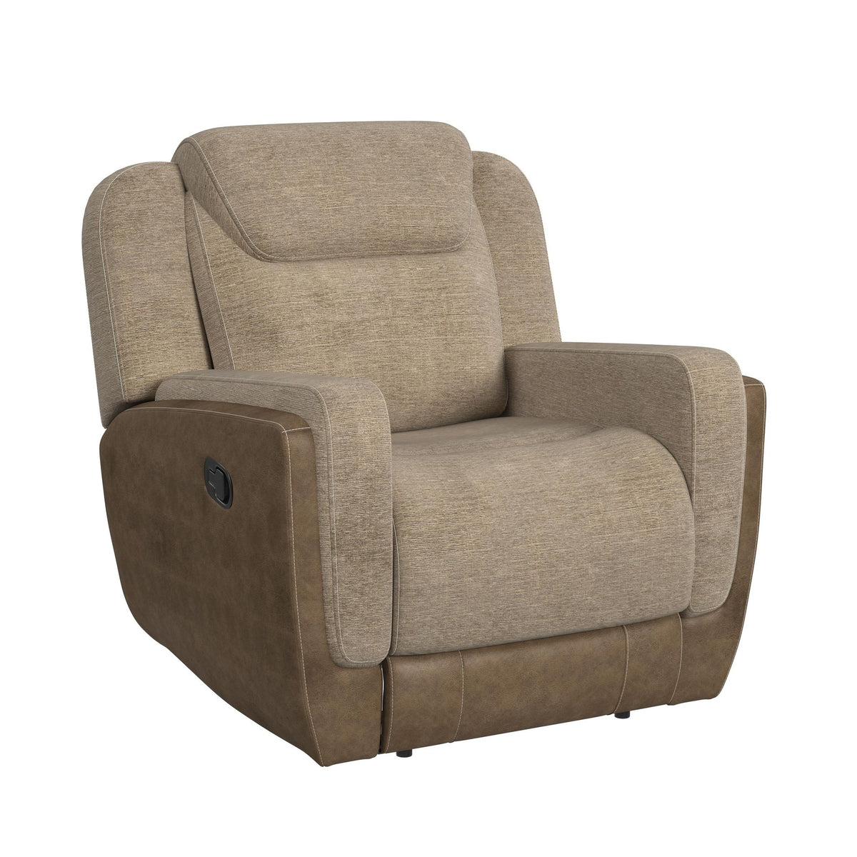 Motion Glider Recliner in Rancho Beige