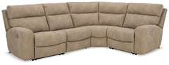Diamond Furniture - Ashley Furniture - Next-Gen DuraPella 4-Piece Power Reclining Sectional - 4-Piece Power Reclining Sectional - 61004S4