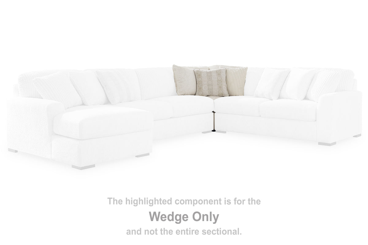 Diamond Furniture - Ashley Furniture - Chessington Sectional - LAF 3-Piece Sectional / Ivory - 61904S5