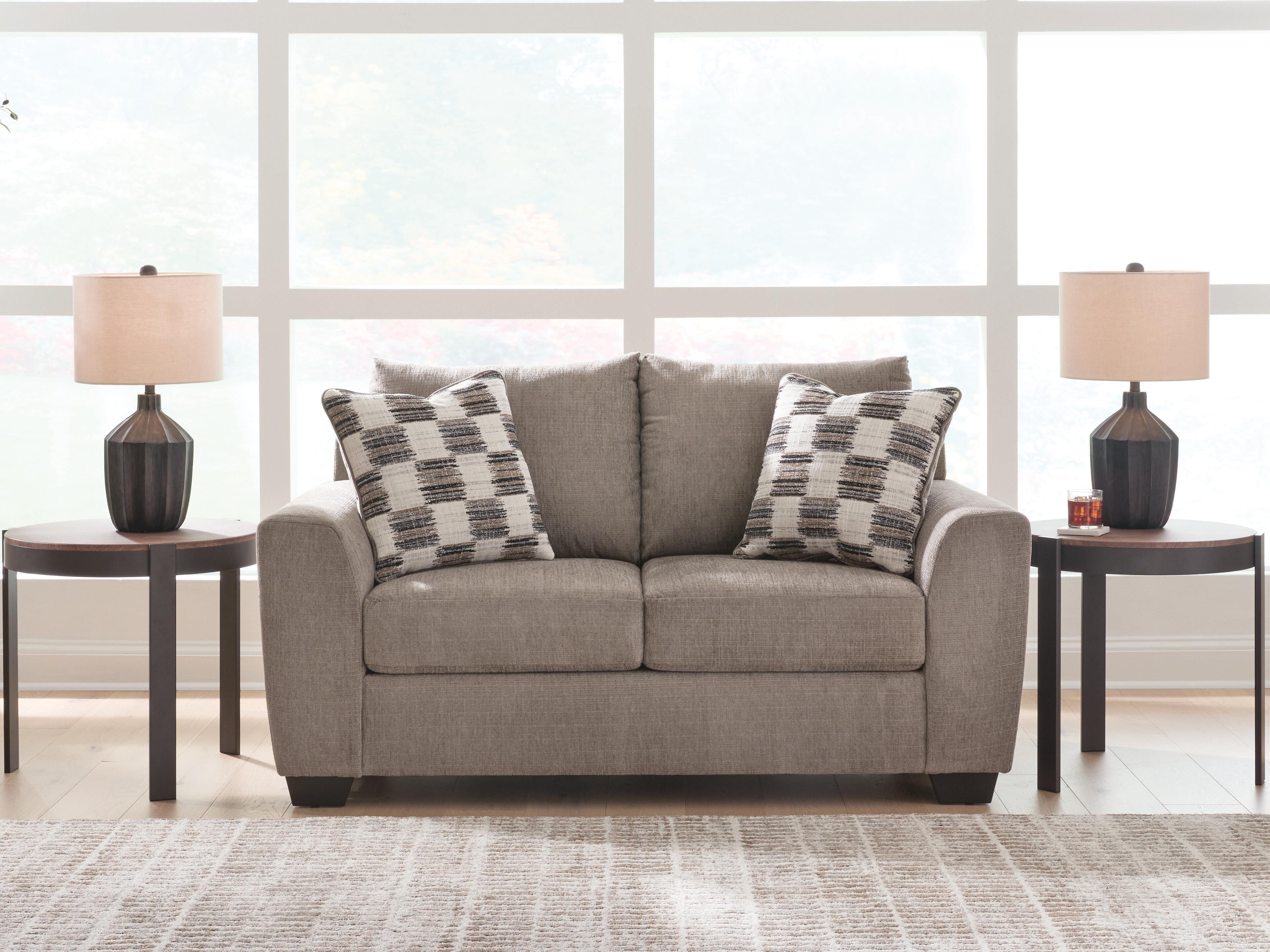 Diamond Furniture - Ashley Furniture - Loreo Loveseat - Loveseat / Truffle - 6310235