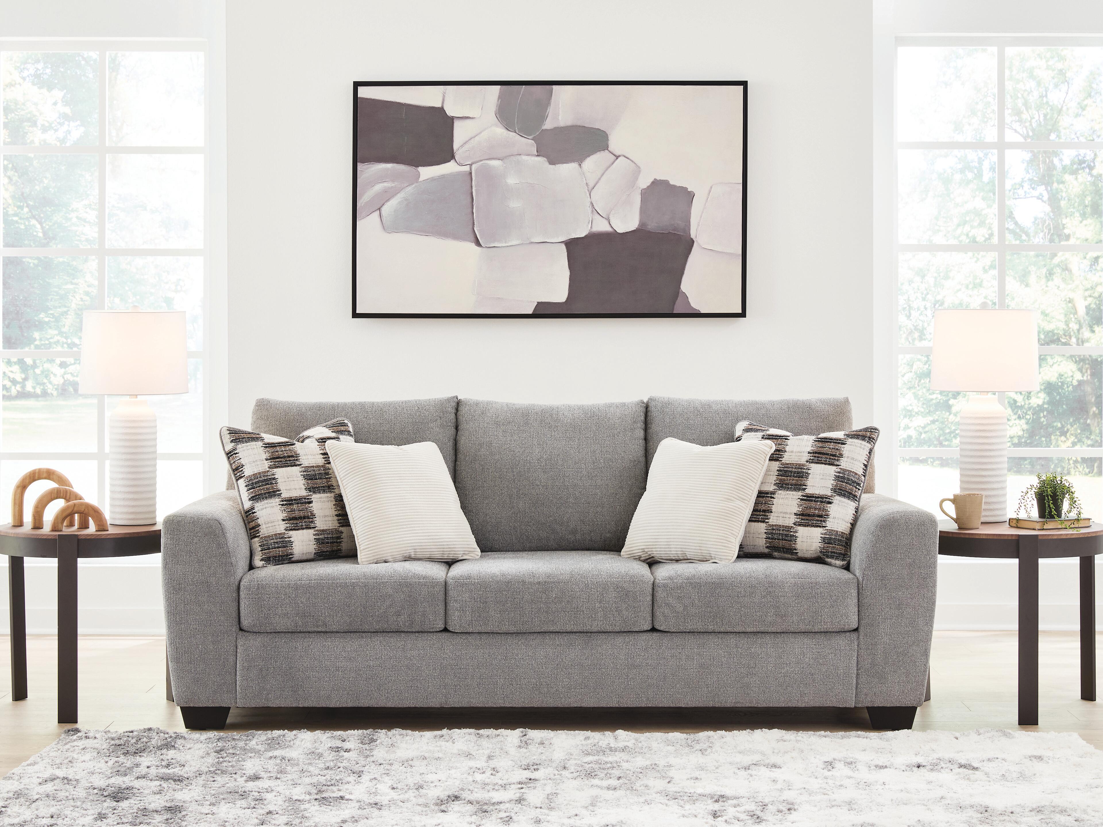 Diamond Furniture - Ashley Furniture - Loreo Sofa - Sofa / Flint - 6310338
