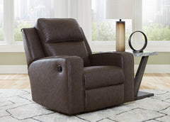 Diamond Furniture - Ashley Furniture - Lavenhorne Living Room - Rocker Recliner / Umber - 6330625