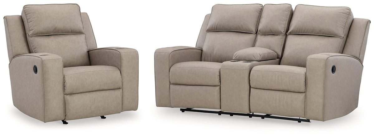 Diamond Furniture - Ashley Furniture - Lavenhorne Reclining Loveseat and Recliner - Reclining Loveseat and Recliner - 63307U3