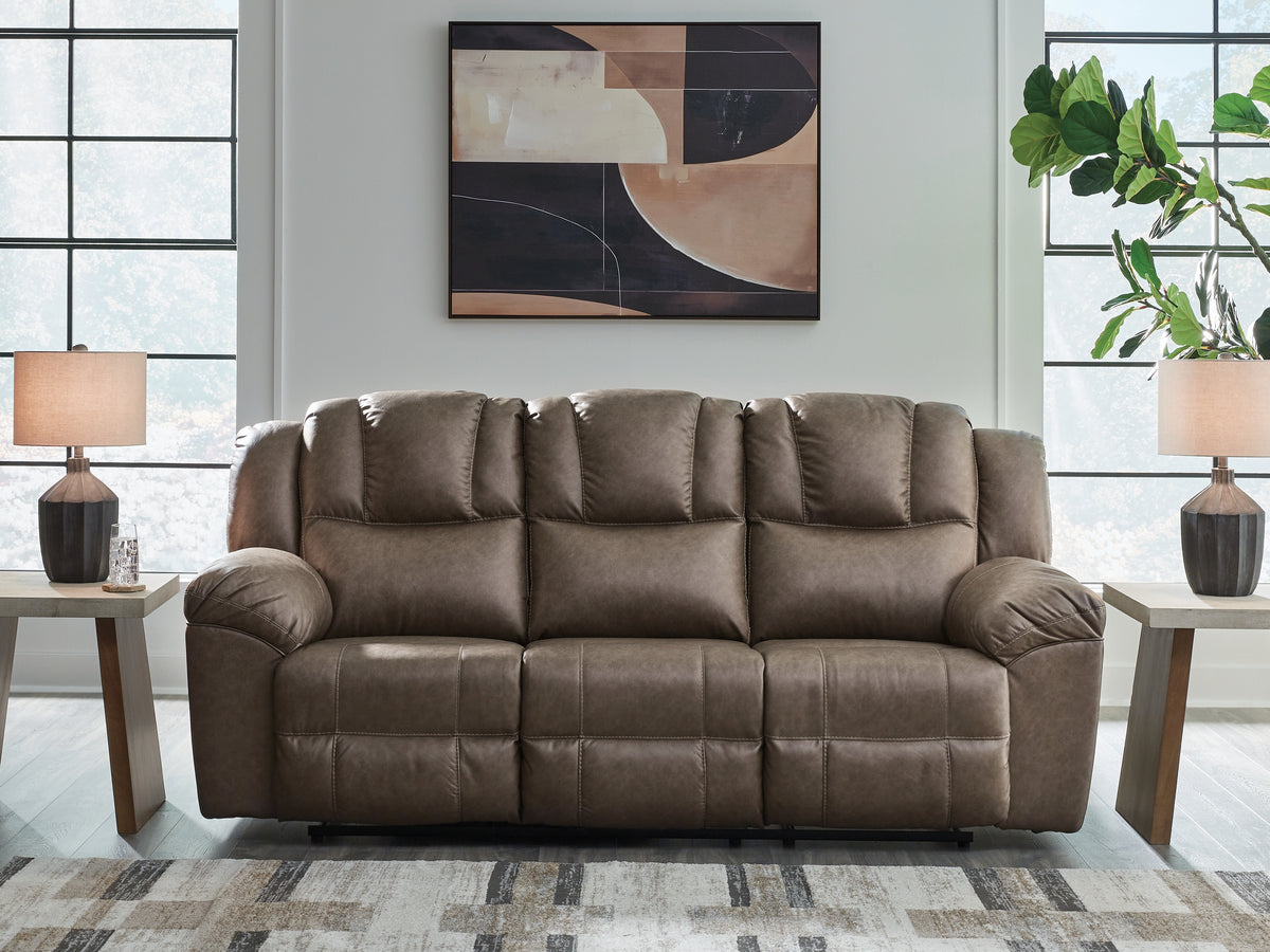 Diamond Furniture - Ashley Furniture - Lowilla Reclining Sofa - Reclining Sofa - PC6450688