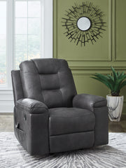 Diamond Furniture - Ashley Furniture - Stockworth Living Room - Rocker Recliner / Granite - PC6560525