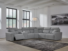 Diamond Furniture - Ashley Furniture - ModMax II 6-Piece Reclining Sectional with Console - 6-Piece Reclining Sectional with Console - 65906S36