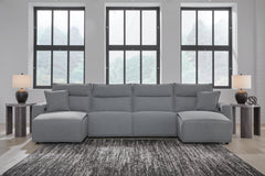 Diamond Furniture - Ashley Furniture - Modmax II 4-Piece Reclining Sectional with Double Chaise - 4-Piece Reclining Sectional with Double Chaise - 65906S37